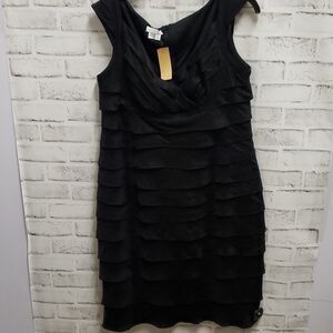 London times black dress